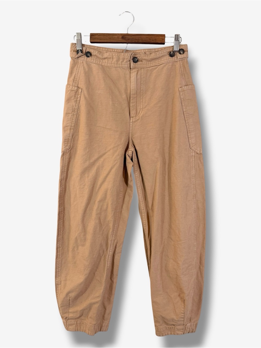 Everlane Fatigue Barrel Leg Pants Size 2 Toasted Coconut Casual Utility Gorpcore